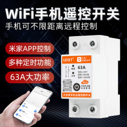 已接入米家APP wifi手机远程控制开关水泵智能遥控220v定时器63A