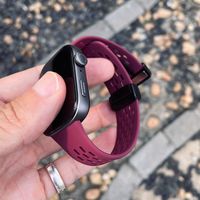 卡客 透气洞洞适用华为Fit3表带软硅胶折叠磁吸扣Fit4pro运动镂空