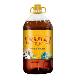 非转基因黄菜籽油9.2斤传统物理压榨纯正四川菜籽油5L