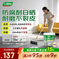 三棵树 水性地坪漆 5kg 浅灰色（哑光）