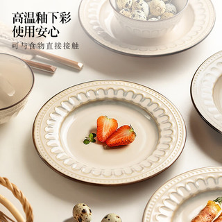 Yomerto 釉下彩陶瓷餐具套装 36头