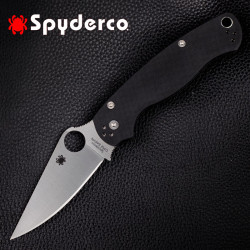 SPYDERCO美国进口spyderco蜘蛛C81系列户外高硬度粉末钢野营便携折叠刀EDC