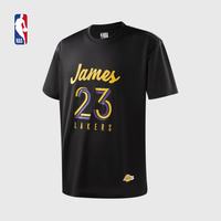 NBA 官方26新款詹姆斯运动休闲T恤(黑色) XL