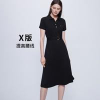navigare 意大利小帆船 春夏女士优雅气质休闲polo裙修身显瘦连衣裙