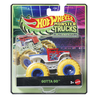 Hot Wheels 男孩小车生日礼物狂野大脚车夜光系列