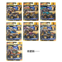 Hot Wheels 男孩车模玩具狂野大脚车冠军奖杯套装
