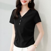 移动端：xanLEER 轩凌子 女士短袖T恤 92322581