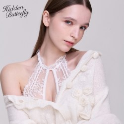 HIDDEN BUTTERFLY 蕾丝镶钻 女士文胸套装