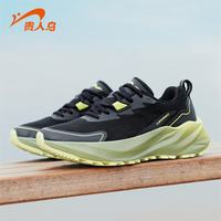 贵人鸟 跑步鞋男夏季透气轻便减震运动鞋男鞋休闲鞋板鞋 P4B2317黑色 41