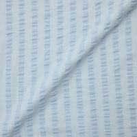MUJI 棉泡泡纱床笠 蓝色 120×200cm 单人