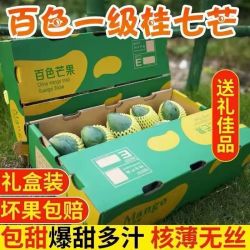 正宗广西桂七芒果田东百色当季新鲜现摘水果应季