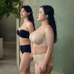 EMMA ROSE 无肩带防滑聚拢文胸