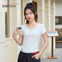 三福 女士短袖T恤 515565