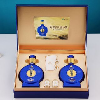习酒 贵州习酒感恩98酱香型白酒53度500ml*2礼盒装四人团339元