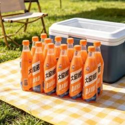 大窑 嘉宾味果汁汽水450ml/瓶缤纷口味碳酸饮料低糖0脂解渴畅饮