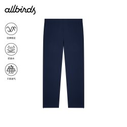 allbirds 男士长裤Elite春夏商务可调节直筒宽松针织休闲裤子