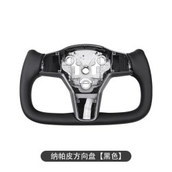 硕语 Model3/Y Yoke方向盘 22-24款MY黑色裸盘一体压铸