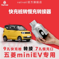 VALIVALI 瓦力瓦力 A15 快充转慢充转接器 银色 五菱MiniEV