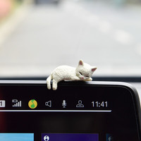 天猫 蕊驰 M011 小猫公仔车载摆件 颜色分类小白猫送无痕胶
