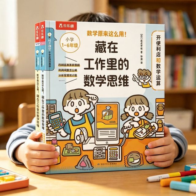 2册小学1-6年级趣味数学漫画书6-12岁儿童数学思维入门启蒙绘本