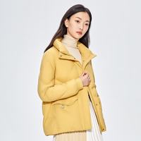 千仞岗 反季轻盈保暖短款90鸭绒羽绒服  断色断码清