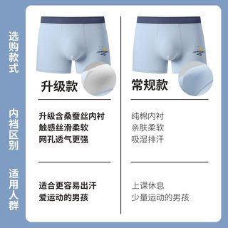 BIERDAN彼尔丹 纯棉四角平角内裤