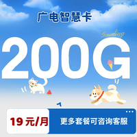 中国广电 智慧卡19元200G全国流量不限速