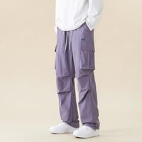 361° 秋冬季美式伞兵裤直筒阔腿裤子男士时尚宽松户外工装运动休闲长裤