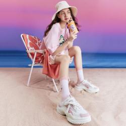 FILA FUSION官方潮牌BIANCO II MULE斐乐女鞋厚底鞋2024夏新款休闲鞋