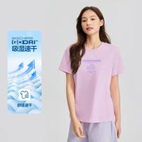 斯凯奇 25年春夏短袖t恤衫女休闲运动t恤女式t恤