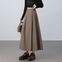 I.T it izzue半身裙春夏宽松显瘦百褶裙学院风休闲a字裙子女