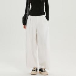 I.T CHOCOOLATE夏季时尚弯刀九分裤美式复古风阔腿休闲裤