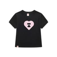 APEE BAPE SS26 by A BATHING APE女装纹理爱心印花T恤