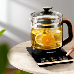 志高 泡茶养生壶多功能恒温煮茶壶家用全自动烧水壶加厚高硼硅玻璃