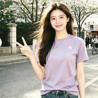 adidas 女款运动T恤