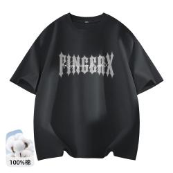 I.T it fingercroxx26新款美式重磅宽松正肩短袖T恤