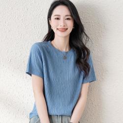 真维斯 女士短袖T恤 休闲通勤百搭