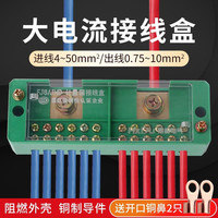 分线盒二进多出接线盒家用电线连接器分线器接线端子并线器通用