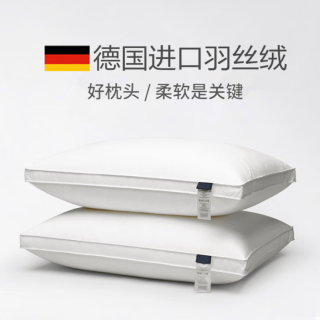 星球酒店纯棉羽丝绒枕芯 48*74cm