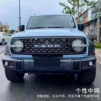浩晶 坦克坦克300 坦克300-捍卫者中网 中网捍卫者改装前脸蜂窝格栅TANK车标装饰小黄灯专用配件