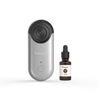 移动端：Funlin 氛临 UD11 迷你纳米级香薰机 无水精油车载家用酒店自动香氛机 冰河银+香寺境（中浓香:木质焚香调）5ml