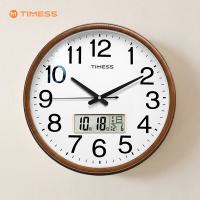 TIMESS 挂钟 2026款 客厅家用免打孔静音石英钟