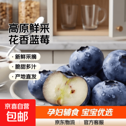 正宗云南高原新鲜采摘蓝莓新鲜水果孕妇宝宝辅食花香蓝莓小果单果15mm+ 高原蓝莓热卖90-115g*8盒装