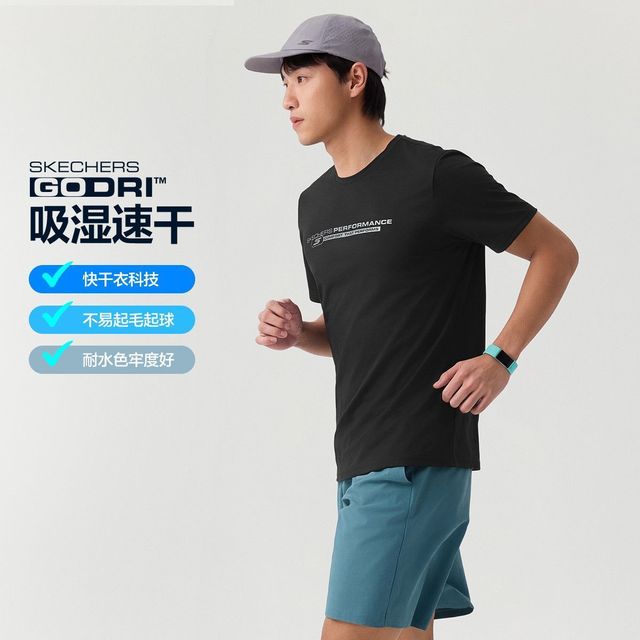 斯凯奇 男款运动T恤 P226M257