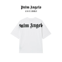 Palm Angels 男士印花哥特logo宽松圆领短袖T恤