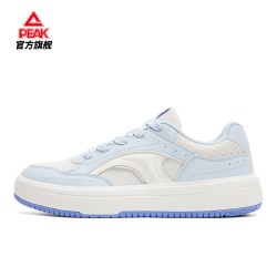 匹克 态极简白网面板鞋