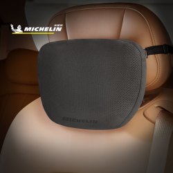 米其林 S0311 汽车头枕护颈靠枕 23cm*20cm 军绿色