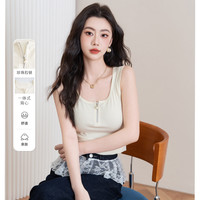 班尼路 女舒适修身休闲百搭工字背心