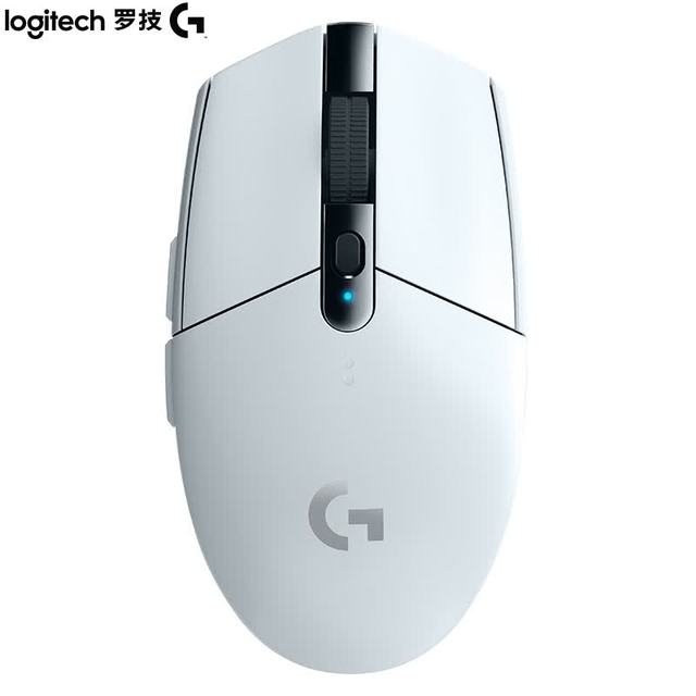 罗技 G304 2.4G LIGHTSPEED 无线鼠标 12000DPI 白色