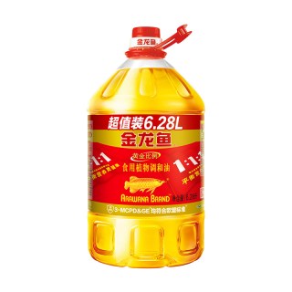 金龙鱼 黄金比例 非转基因 食用植物调和油6.28L